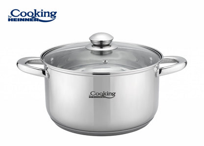 Set de oale pentru gatit Cooking by Heinner Victoria, 8 piese, inox