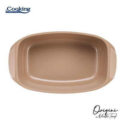 Tava cuptor Cooking by Heinner - Origini Chef Nicolai Tand, aluminiu turnat, invelis ceramic, 39 x 22.5 x 11 cm, 5.3 L