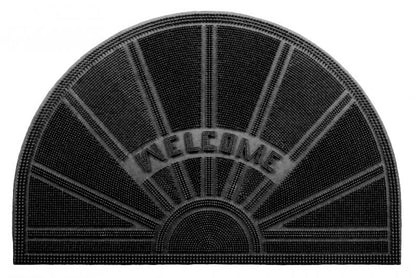 Covoras Intrare Antiderapant Cauciuc , Model Semicerc,Vanora Home