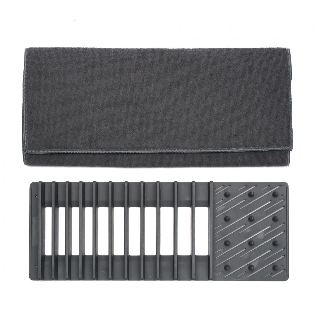 Suport Scurgator De Vase Heinner cu Covoras Mare, 60x40cm