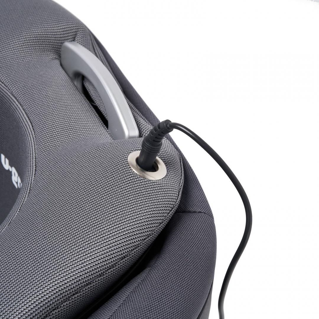 Scaun Auto I-Size U-Grow Goldfix Plus, Isofix, 76-150 Cm (9-36 Kg), Boxa Bluetooth,