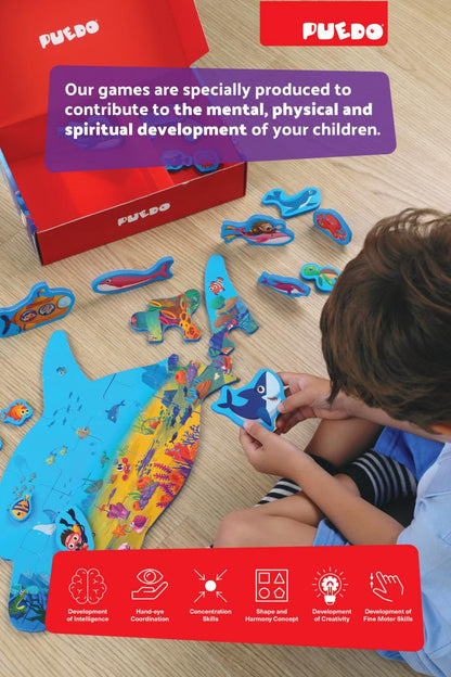 Puzzle Din Spuma Eva, Lumea Marina, Puedo
