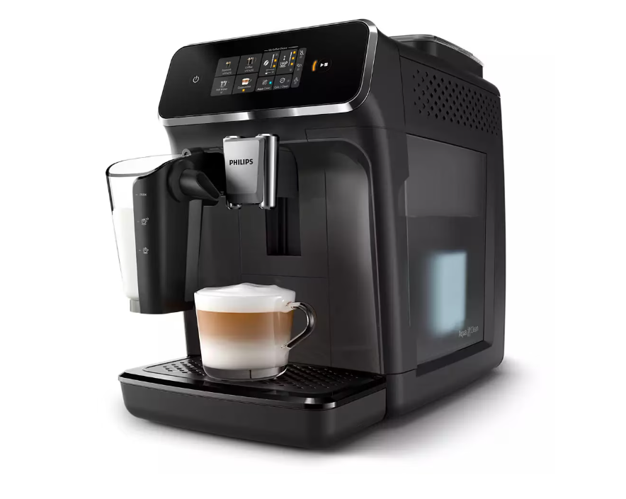 Aparat de cafea automat Philips Series 2300 LatteGo EP2334/10 cu spuma de lapte LatteGo, ecran tactil, negru
