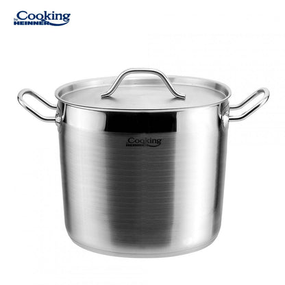 Oala 3.5L cu capac Cooking by Heinner Maestro, inox, 18x15cm