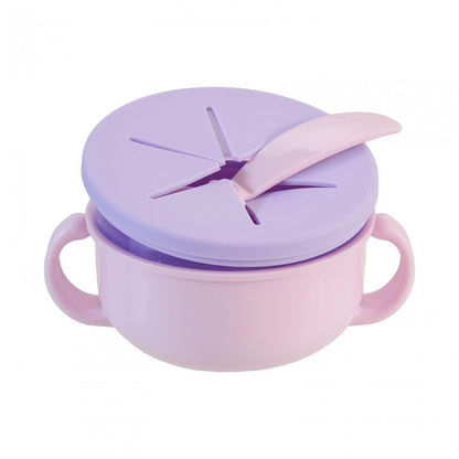 Bol 2 In 1 Pentru Snackuri Cu Lingurita, U-Grow