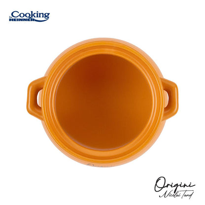 Oala 2L ceramica cu capac Cooking by Heinner - Origini Chef Nicolai Tand, 12 x 11 cm
