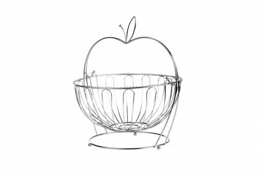 Cos fructe Vanora, Metalic, cu stand, 30x29 cm