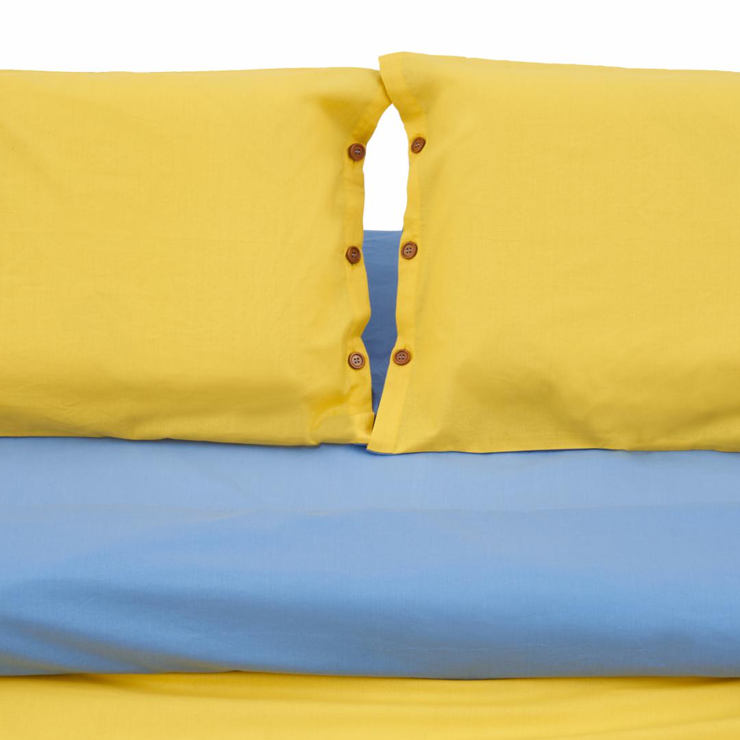 Set De Pat Dublu Bbc Yellow/Blue