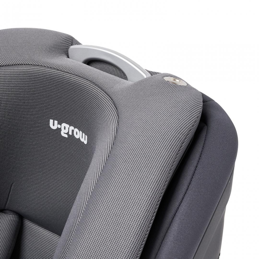 Scaun Auto I-Size U-Grow Goldfix Plus, Isofix, 76-150 Cm (9-36 Kg), Boxa Bluetooth,