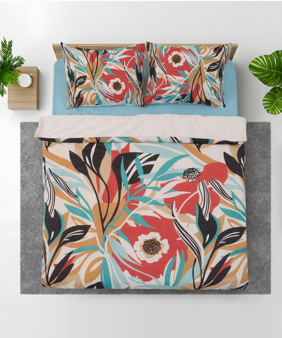 Lenjerie de pat Heinner Home Dubla BBC 4 piese, 132TC, Amon