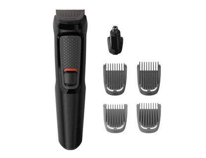 Kit De Ingrijire Philips 6 In 1 Multigroom Mg3710/15, Fara Fir, Lame Cu Ascutire Automata, 4 Piepteni, L X A X I (Mm)