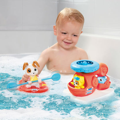 Jucarie De Baie, Elicopter De Salvare Si Barca, Tomy