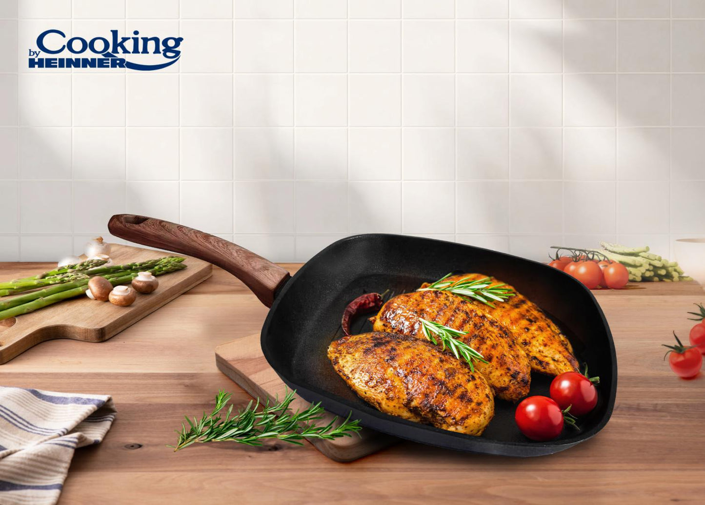 Set Gatit 5 Piese Aluminiu Forjat, Malta, Cooking By Heinner