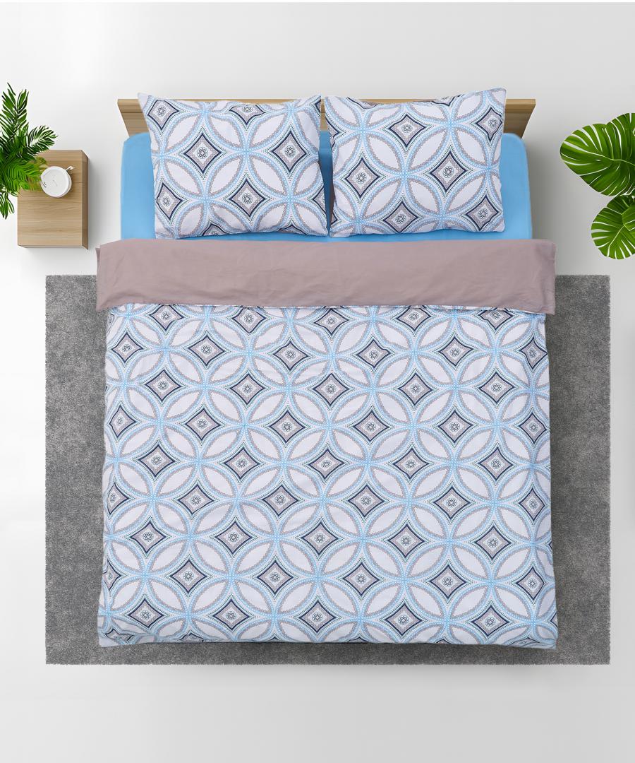 Lenjerie Dubla Bbc 4 Piese, 132Tc -Porto