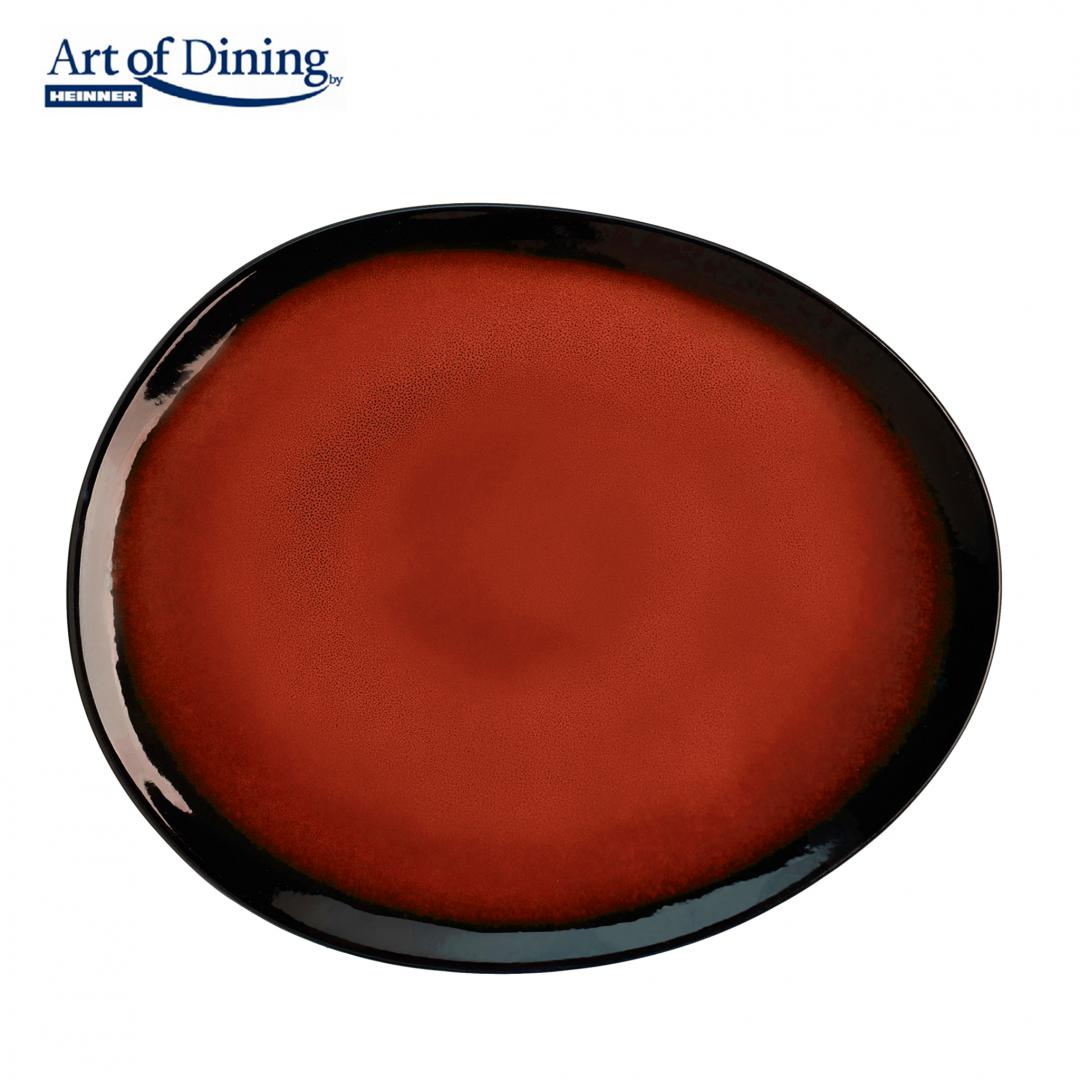 Farfurie Ovala Ceramica 28 Cm, Vulcano, Art Of Dining By Heinner
