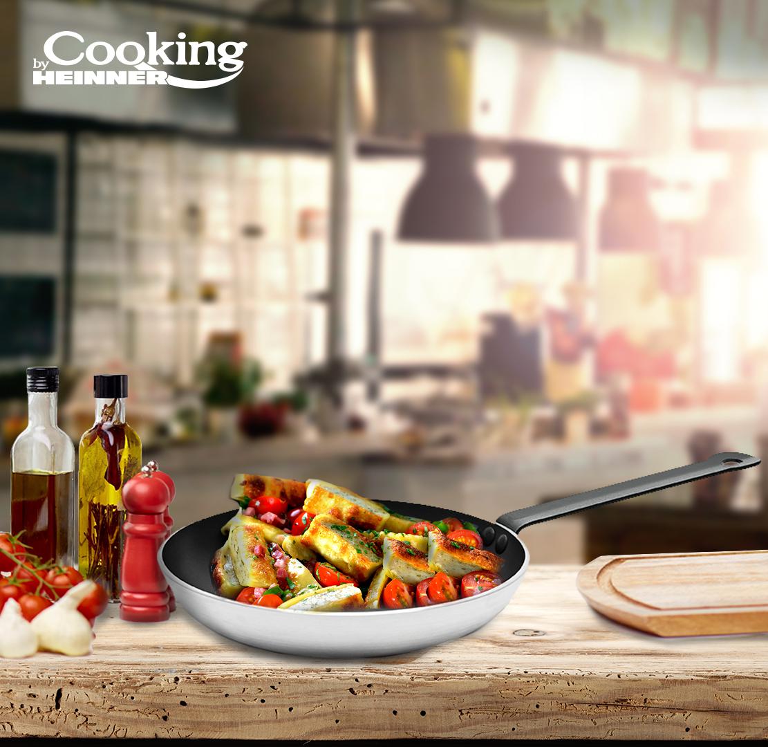 Tigaie profesionala Cooking by Heinner Chef Line, 20X4.5cm