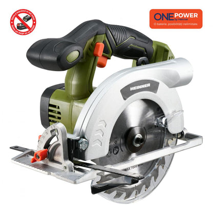 One Power By Heinner Fierastrau Circular 18V 4200Rpm (Fara Baterie Si Incarcator)