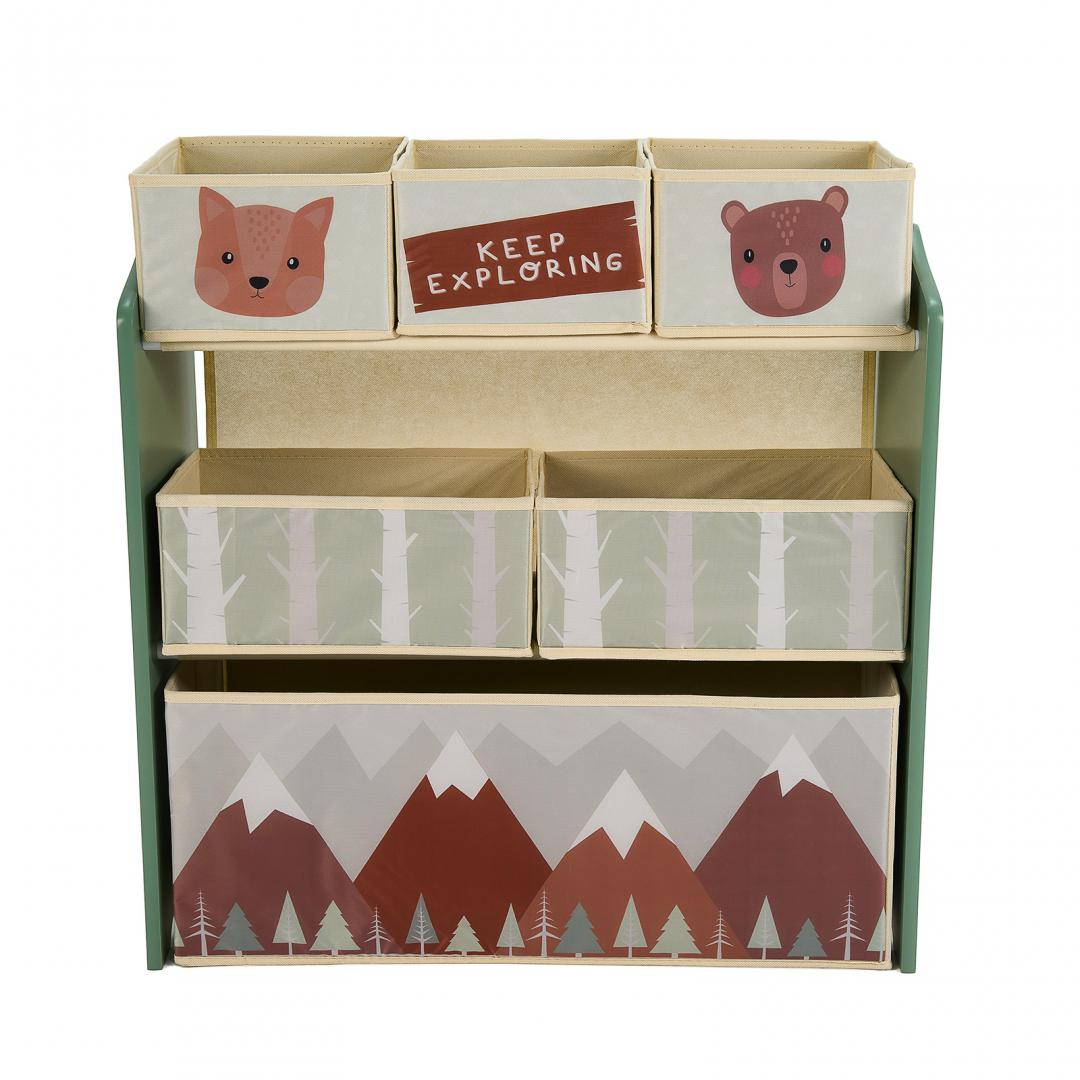 Dulap Depozitare Jucarii Green Forest