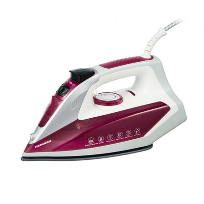 Fier De Calcat Heinner Hsi-2200Pp, Calcare Uscata/Spray/Jet De Abur, Rezervor Apa Detasabil, Talpa Ceramica, Auto-Curatare, Functie Anti- Picurare, Functie Anti-Calcar, Capacitate Rezervor Apa: 190Ml, Putere: 2000-
