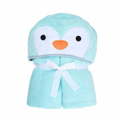 Prosop cu glugă Heinner pinguin, bumbac, multicolor