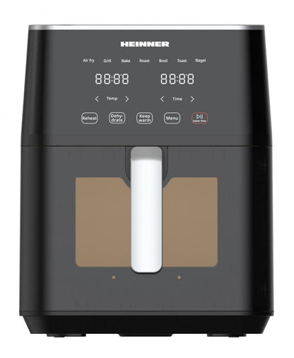 Friteuza cu aer cald Heinner cyclonefry cook HAF-M7BK1800 , 1500-1800w, capacitate 7l, display digital cu control touch, termostat reglabil 40-200 grade, Negru