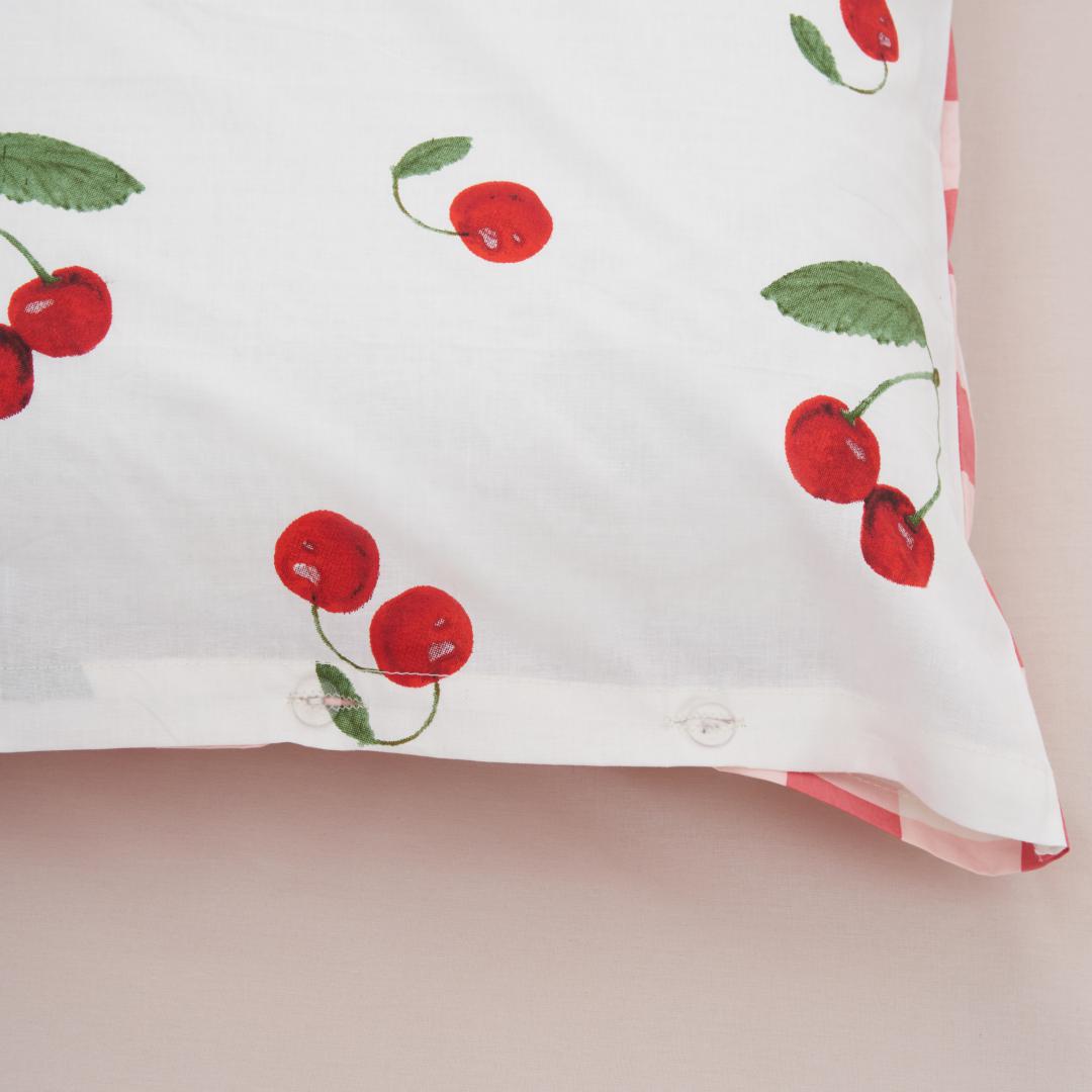 Set De Pat Single Bumbac Cherry