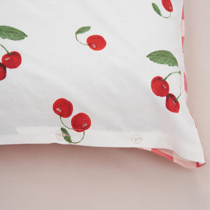 Set De Pat Single Bumbac Cherry