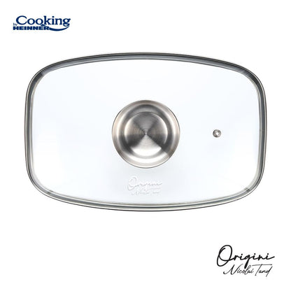 Tava cuptor Cooking by Heinner - Origini Chef Nicolai Tand, aluminiu turnat, invelis ceramic, 39 x 22.5 x 11 cm, 5.3 L