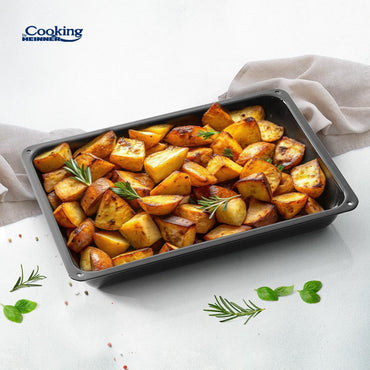 Tava dreptunghiulara emailata Cooking by Heinner, 37 x 26 x 4.5 cm