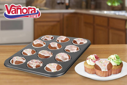 Tava pentru briose, Vanora, 12 forme