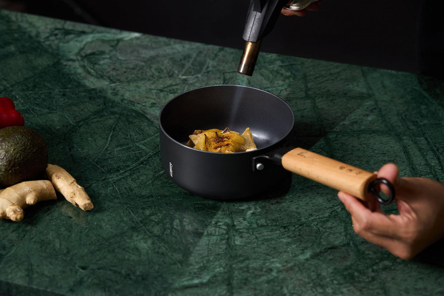 Cratita 1.4L cu capac Cooking by Heinner - Samurai Gourmet by Rikito Watanabe, invelis ceramic, inductie