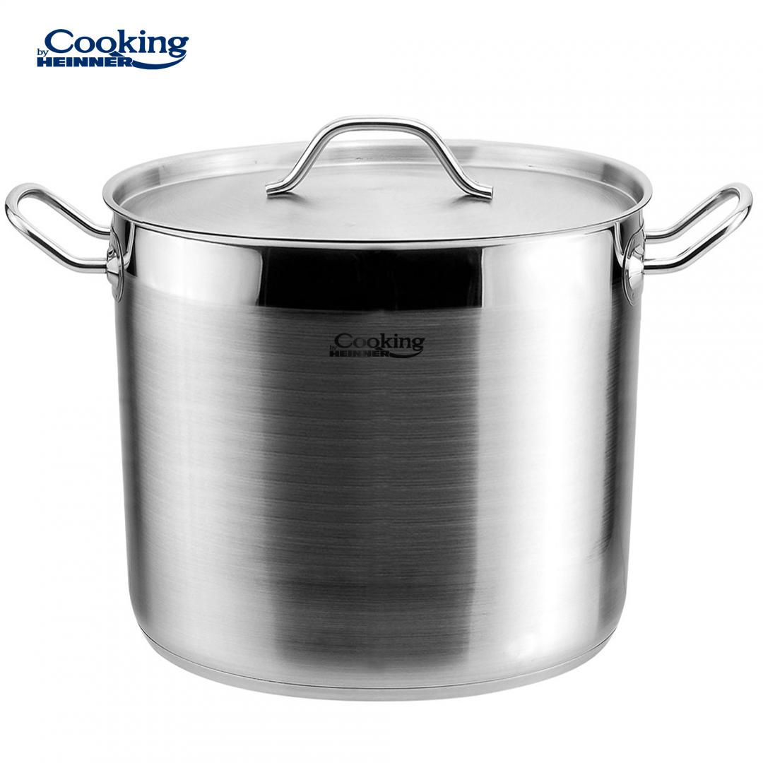 Oala 13.5L cu capac Cooking by Heinner Maestro, inox, 28x22cm