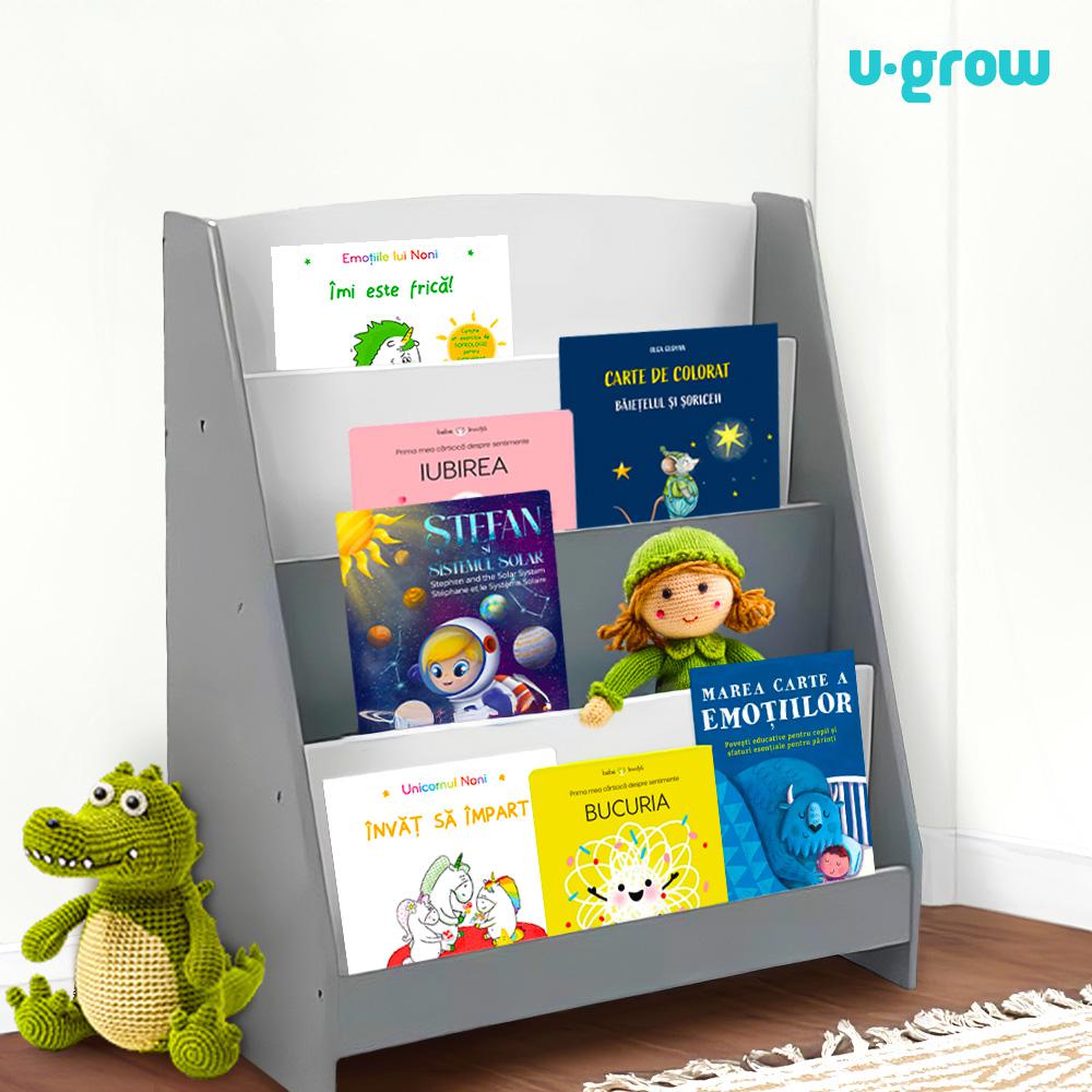 Raft Depozitare Carti, Mdf, U-Grow