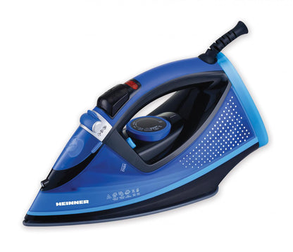 Fier de calcat Heinner Lollitte HSI-2400LT, 2400 W, Talpa ceramica, Albastru