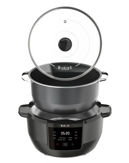 Slow cooker Instant Pot Slow Cooker Superior 7L, 800 W, 4 functii in 1 (Negru)