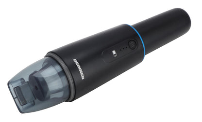 Aspirator de mana Heinner Blackstone HHVC-D7.2BK, 70 w, acumulator li 7.2v, putere absorbtie 5 kpa, indicator led, capacitate recipient praf 50 ml, autonomie 12 min, durata incarcare 3 ore, adaptor USB, accesorii perie 2 in 1, negru