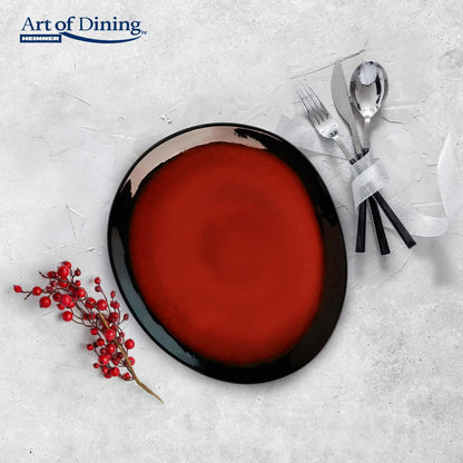 Farfurie Ovala Ceramica 21 Cm, Vulcano, Art Of Dining By Heinner
