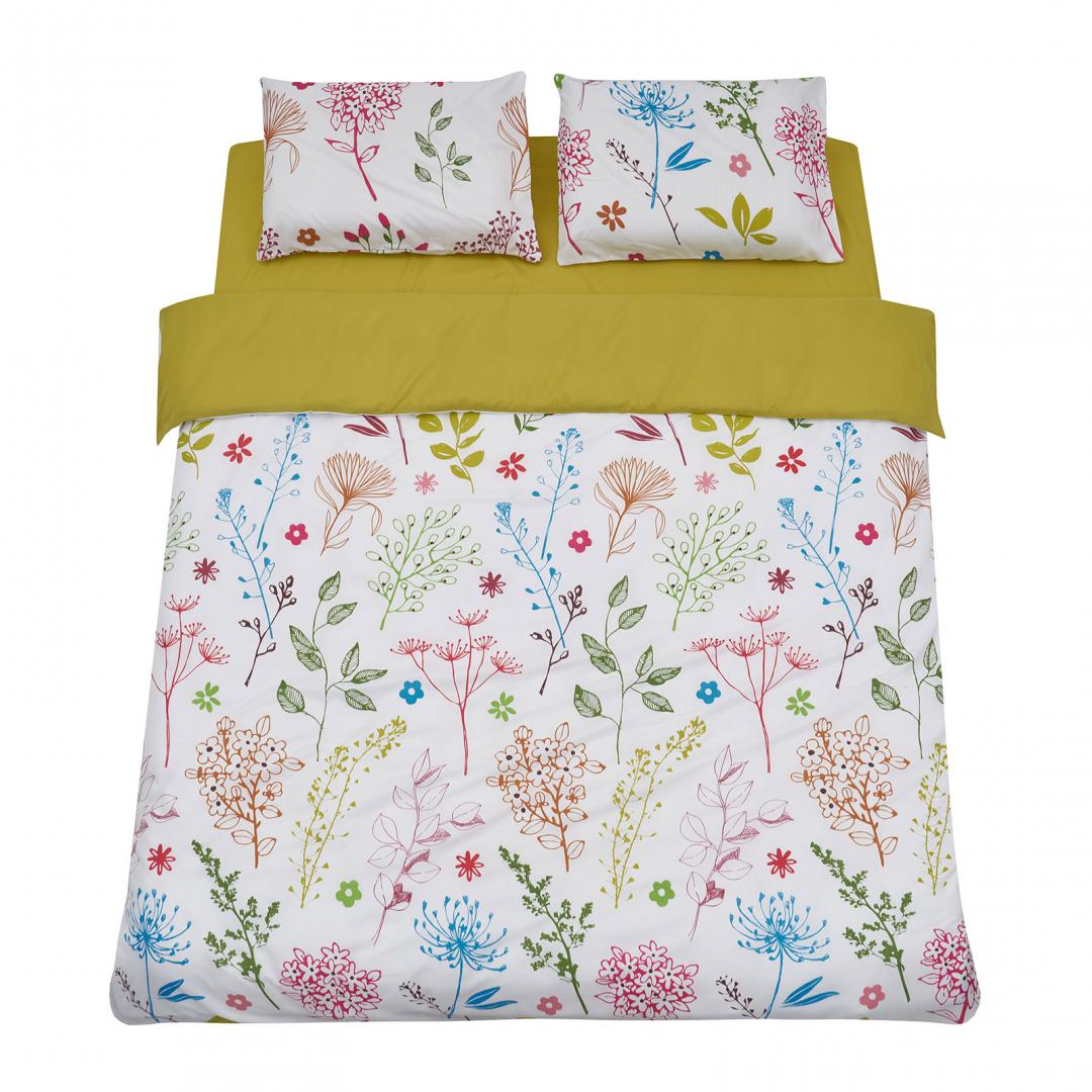 Lenjerie De Pat Ks Microfibra Flowers