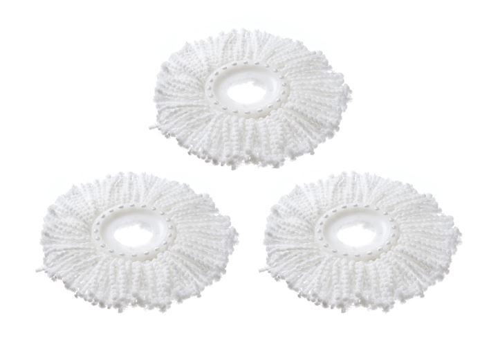 Set 3 Rezerve Mop Rotativ 360,Easy Clean, Vanora Home