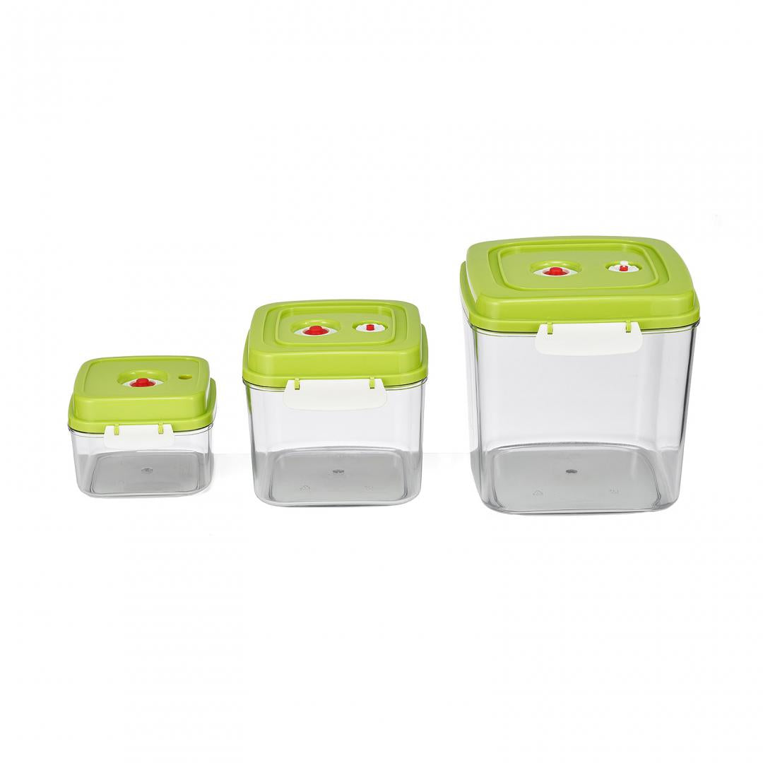 Set 3 caserole Heinner HAV-CUPS, 0.5 L, 1.4 L, 3 L, compatibile cu modelele HAV-130BKSL, HAV-130WHSS, HAV-130WH