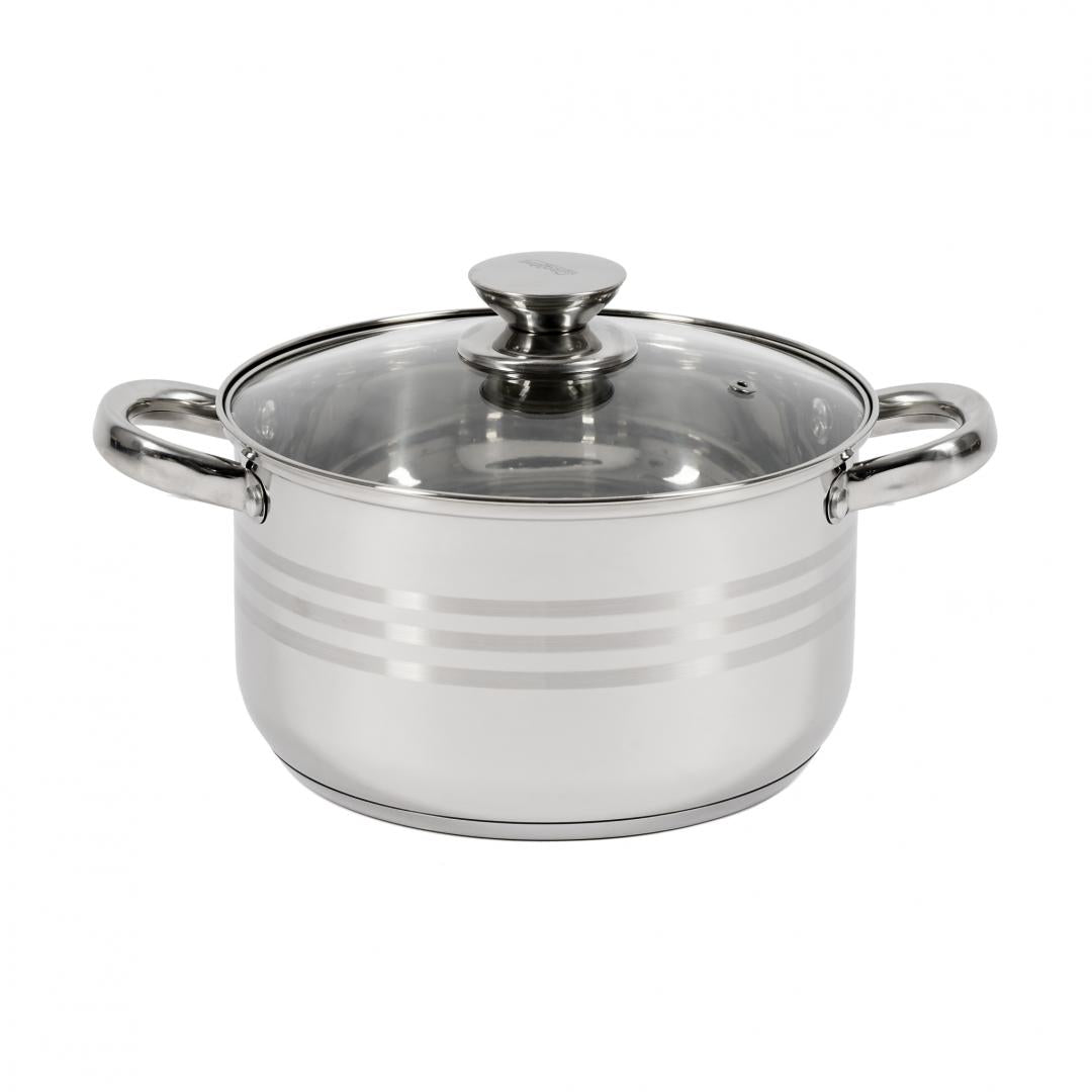 Oala 4.5L cu capac Cooking by Heinner Myra, inox, 22 x 12.5 cm