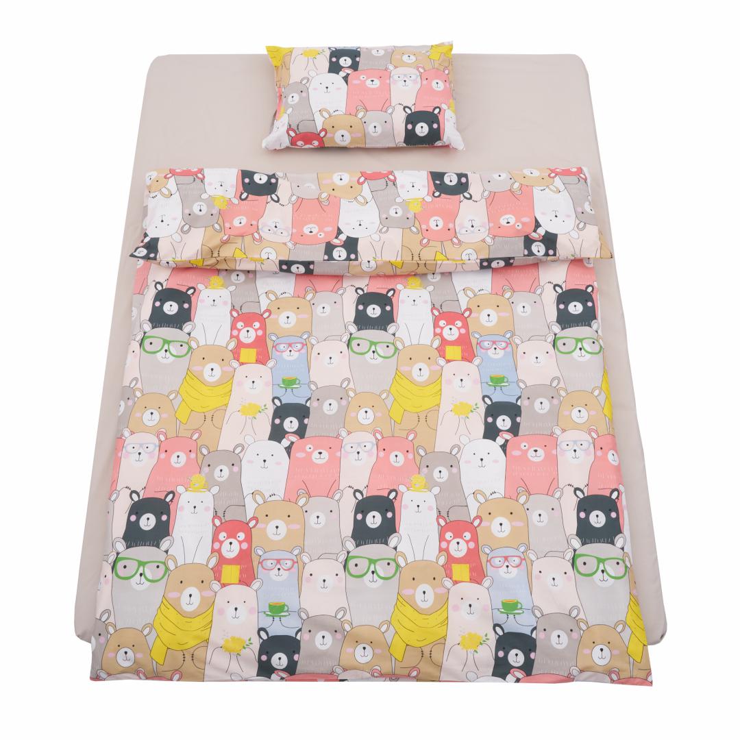 Set De Pat Single Bumbac Animals