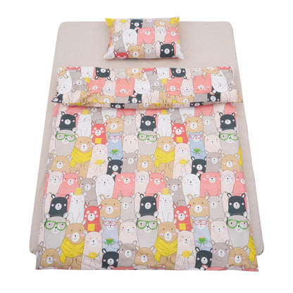 Set De Pat Single Bumbac Animals