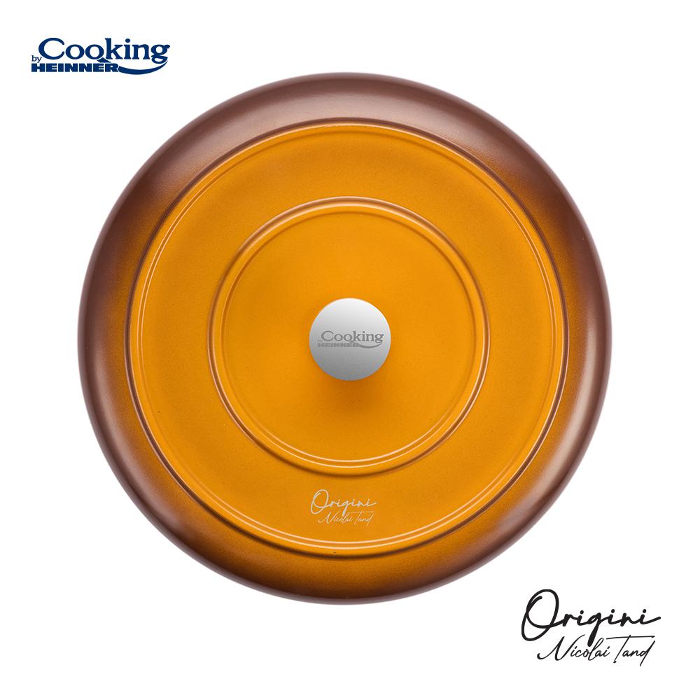 Cratita 3.4L Aluminiu Turnat + Capac , Nicolai Tand, Origini, Cooking By Heinner