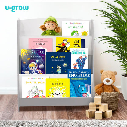 Raft Depozitare Carti, Mdf, U-Grow