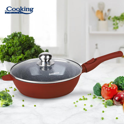 Tigaie Adanca Aluminiu+Capac , Calabria, Cooking By Heinner