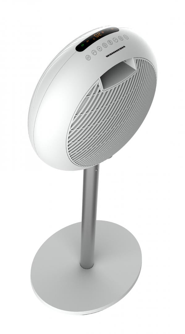 Radiator ceramic Heinner HCH-LD2000SL, 2000 W, Display LED, Control Touch, Telecomanda, Functie ECO, Oprire automata, Functie oscilare, Gri