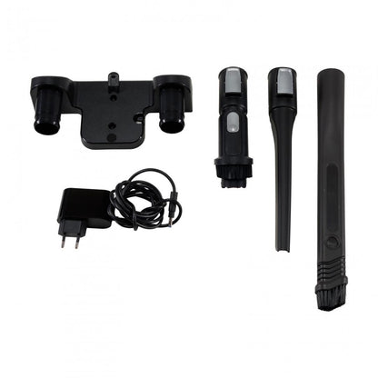 Aspirator vertical HEINNER VERTICLEAN PRO HSVC-MBD25.9S, filtrare ciclonica, acumulator li: 25.9v, putere: 450w si 3 viteze, autonomie max 20 min, display led, capacitate 0.7l, filtru hepa, silver