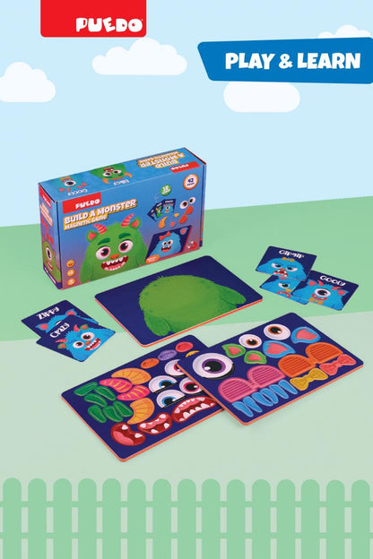 JOC MAGNETIC DIN SPUMA EVA, CREEAZA UN MONSTRU, PUEDO