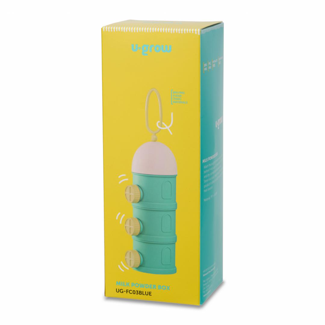 Recipient Lapte Praf U-Grow, Cu 3 Compartimente